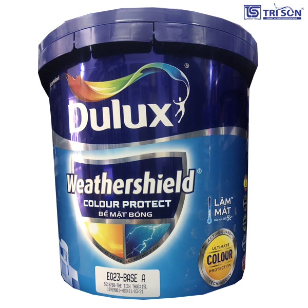 Sơn Dulux Weathershield Colour Protect mặt bóng E023