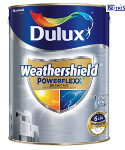 sơn ngoại thất Dulux Weathershield Powerflexx siêu cao cấp bè mặt mờ GJ8
