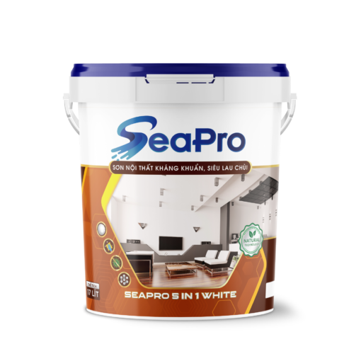 Seapro 5 in 1 White – Sơn nội thất kháng khuẩn